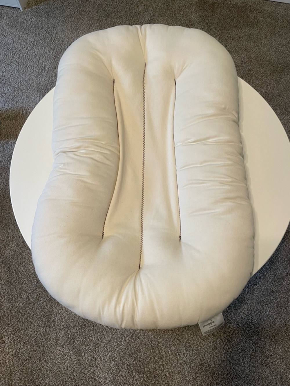 Snuggle Me Infant Lounger and Two Covers (one Snuggle Me brand & one off-brand)